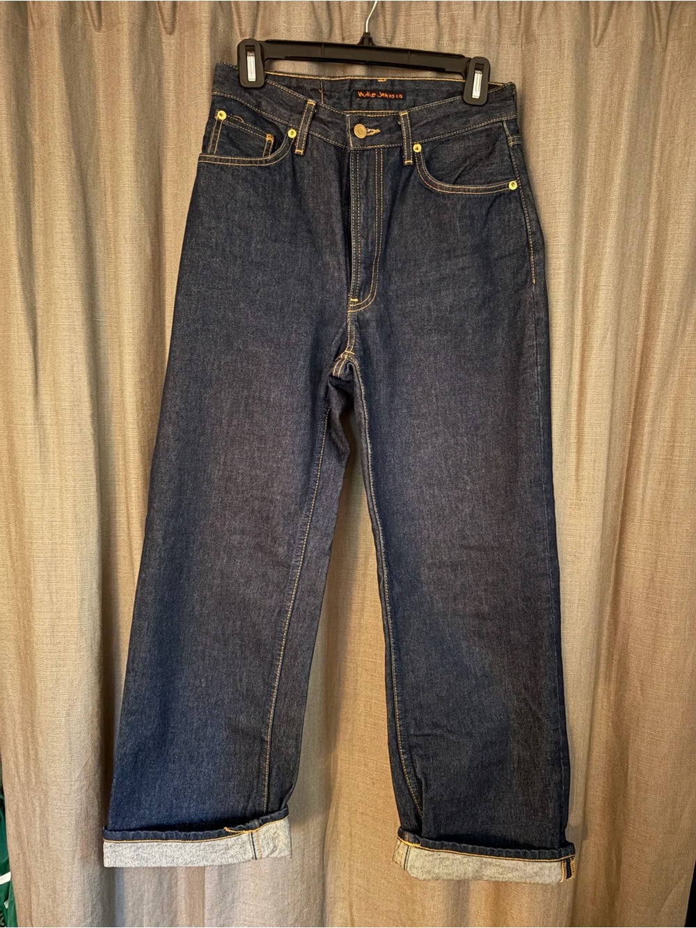 Nudie Jeans Dark Indigo Wide Leg Jeans